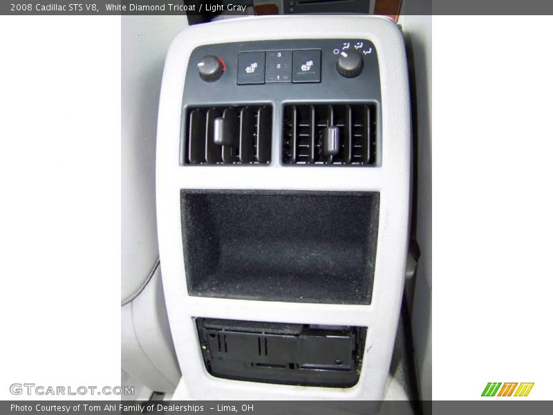 White Diamond Tricoat / Light Gray 2008 Cadillac STS V8