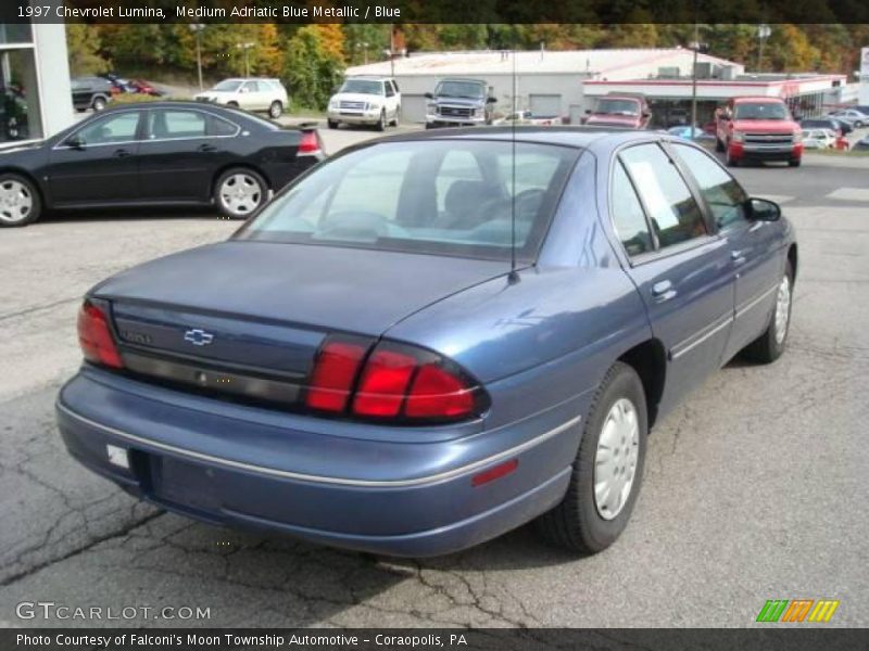 Medium Adriatic Blue Metallic / Blue 1997 Chevrolet Lumina