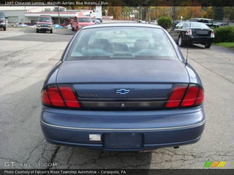 Medium Adriatic Blue Metallic / Blue 1997 Chevrolet Lumina