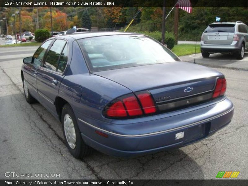 Medium Adriatic Blue Metallic / Blue 1997 Chevrolet Lumina