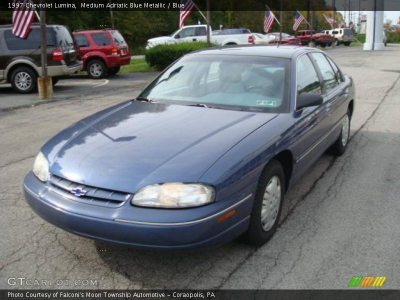 Medium Adriatic Blue Metallic / Blue 1997 Chevrolet Lumina