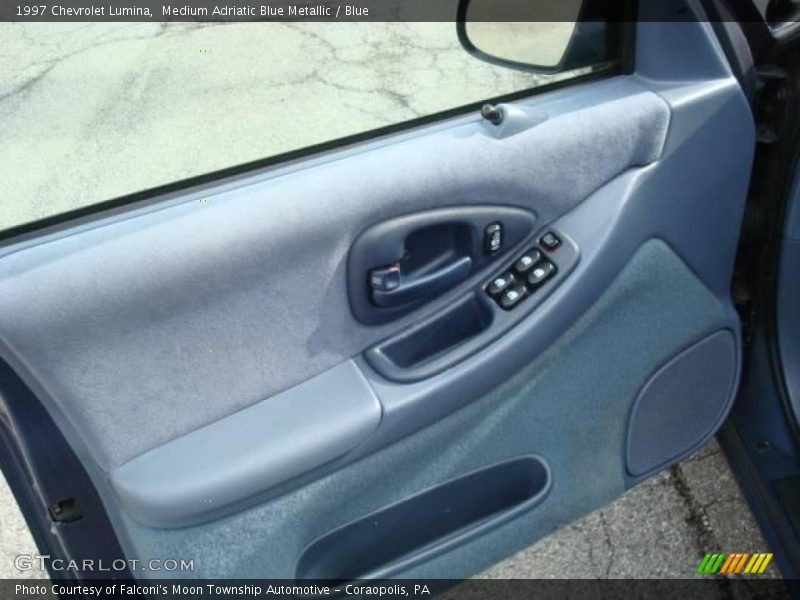 Medium Adriatic Blue Metallic / Blue 1997 Chevrolet Lumina