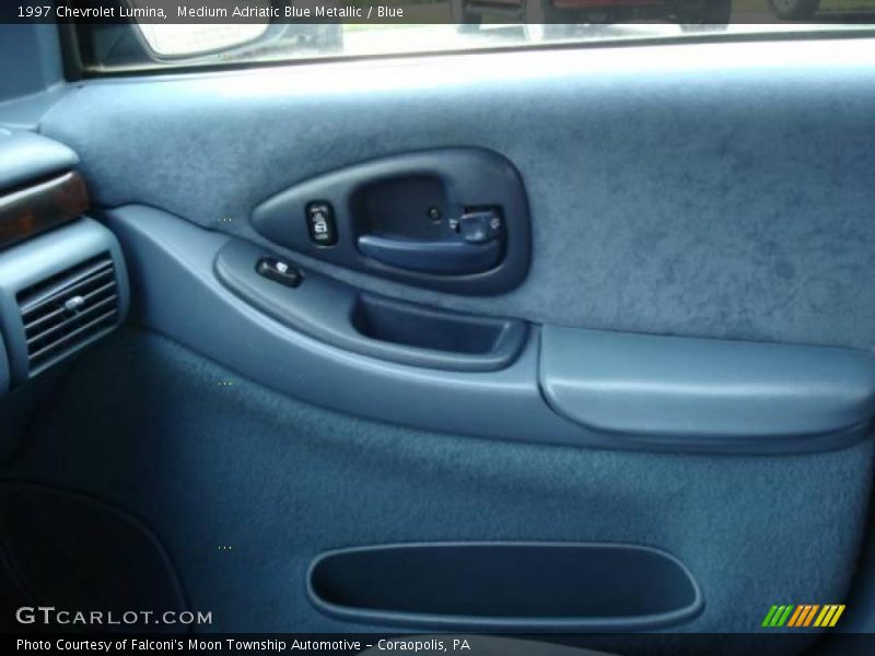 Medium Adriatic Blue Metallic / Blue 1997 Chevrolet Lumina