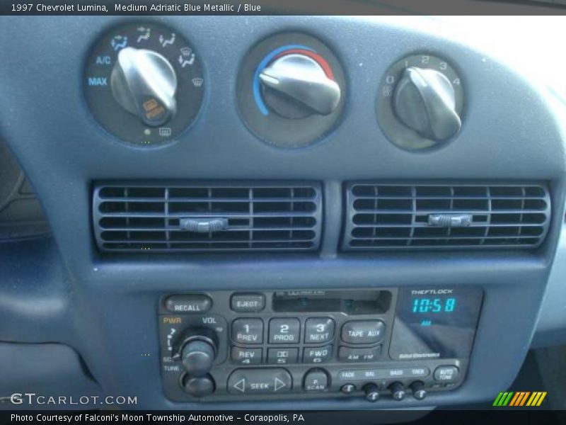 Medium Adriatic Blue Metallic / Blue 1997 Chevrolet Lumina