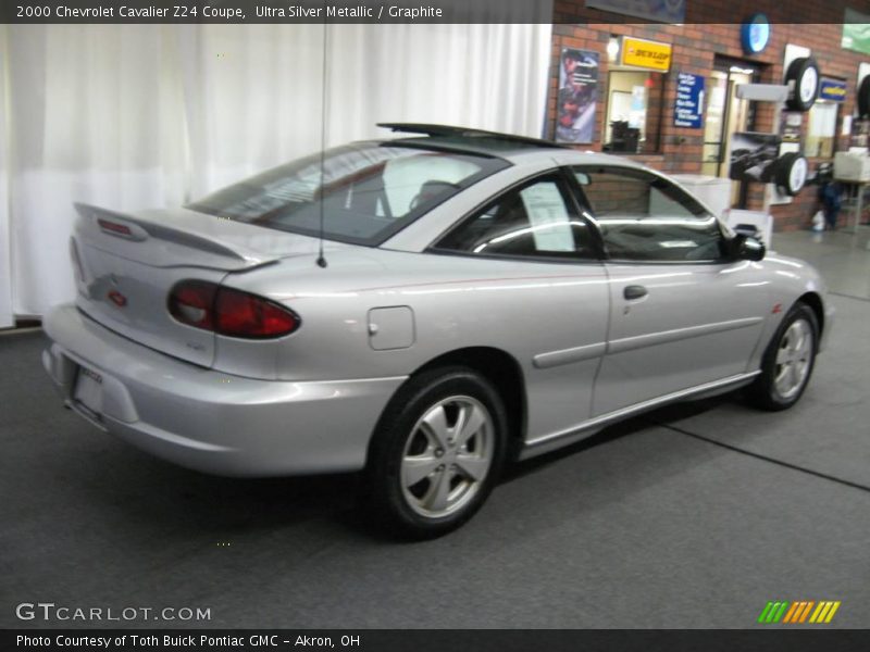 Ultra Silver Metallic / Graphite 2000 Chevrolet Cavalier Z24 Coupe