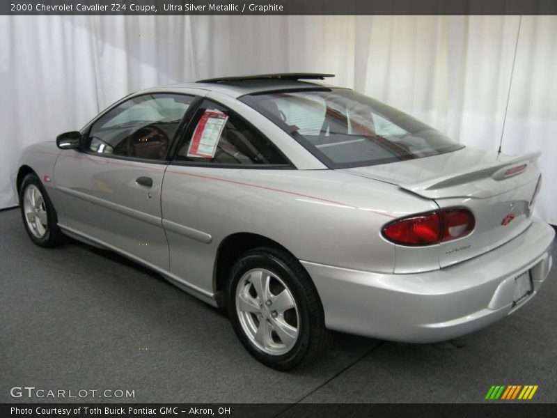Ultra Silver Metallic / Graphite 2000 Chevrolet Cavalier Z24 Coupe