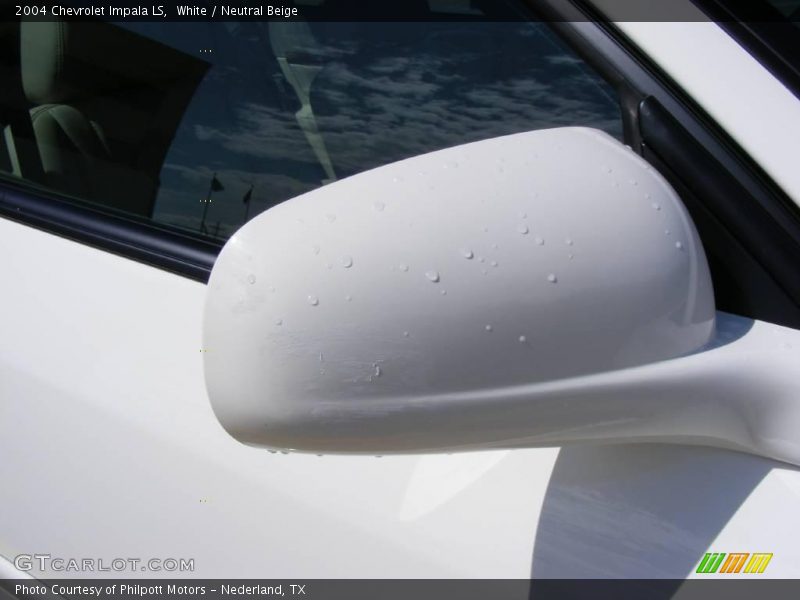 White / Neutral Beige 2004 Chevrolet Impala LS