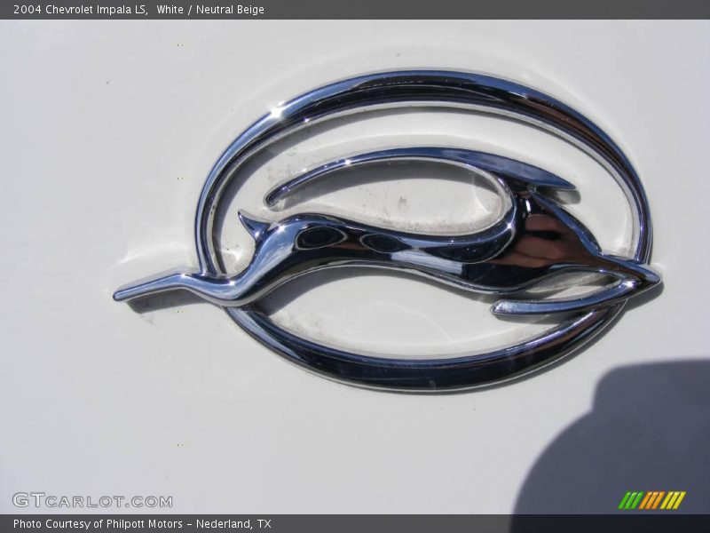 White / Neutral Beige 2004 Chevrolet Impala LS