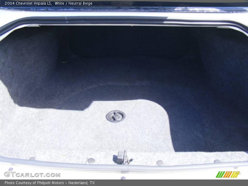 White / Neutral Beige 2004 Chevrolet Impala LS