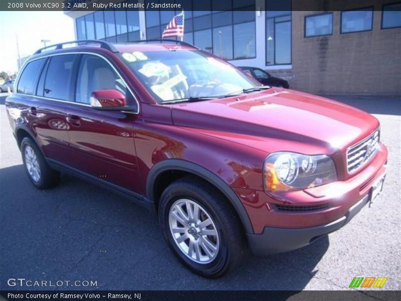Ruby Red Metallic / Sandstone 2008 Volvo XC90 3.2 AWD