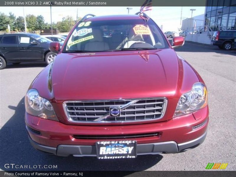 Ruby Red Metallic / Sandstone 2008 Volvo XC90 3.2 AWD