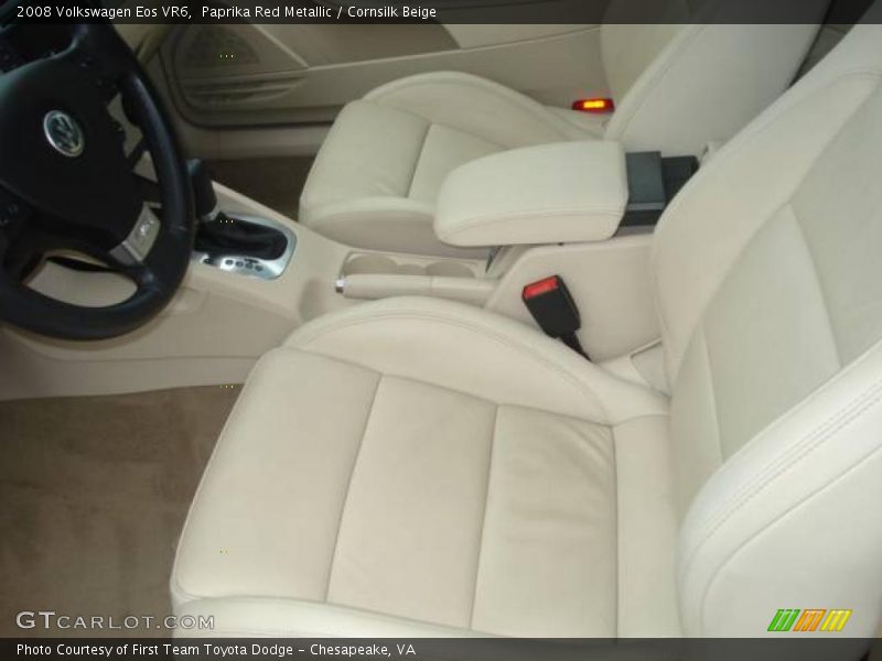Paprika Red Metallic / Cornsilk Beige 2008 Volkswagen Eos VR6