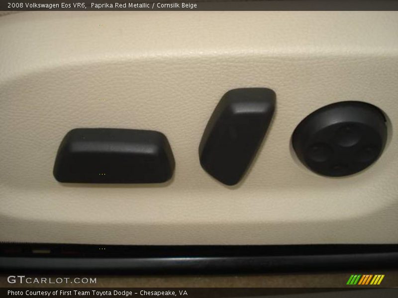 Paprika Red Metallic / Cornsilk Beige 2008 Volkswagen Eos VR6
