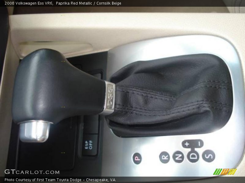 Paprika Red Metallic / Cornsilk Beige 2008 Volkswagen Eos VR6