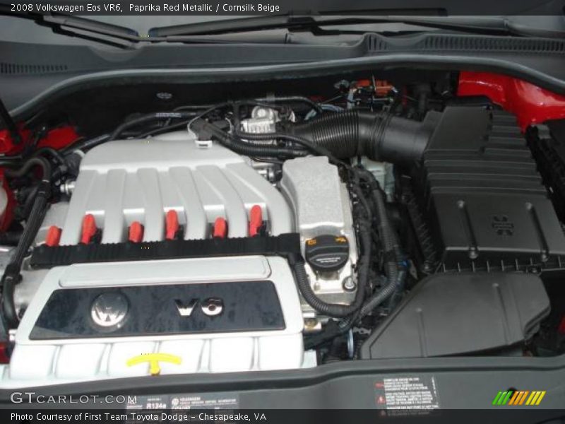 Paprika Red Metallic / Cornsilk Beige 2008 Volkswagen Eos VR6