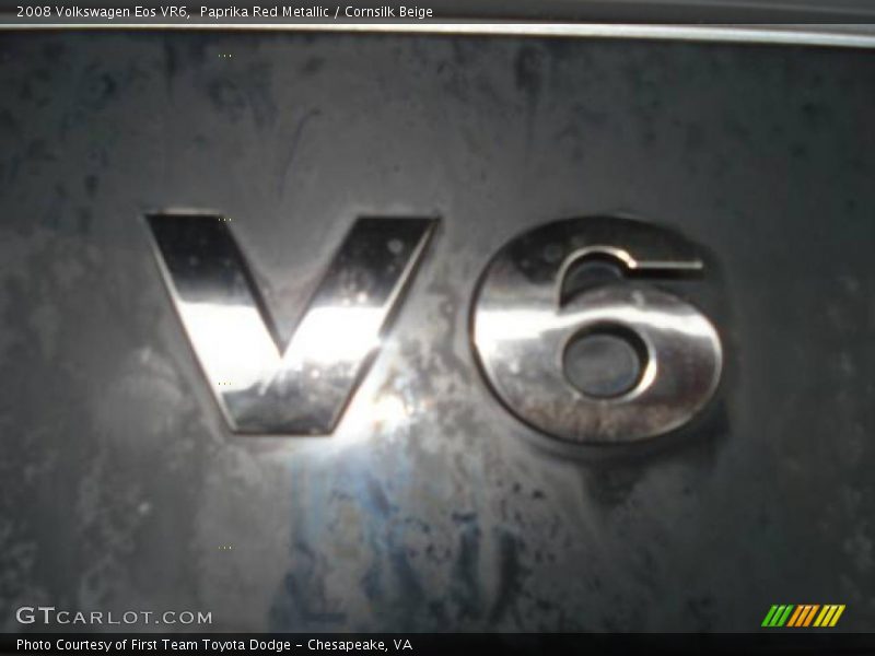 Paprika Red Metallic / Cornsilk Beige 2008 Volkswagen Eos VR6