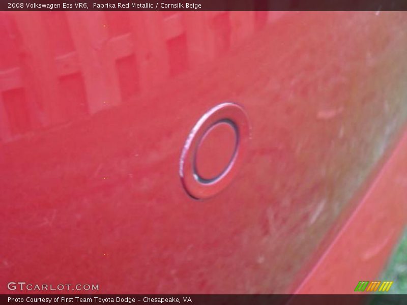 Paprika Red Metallic / Cornsilk Beige 2008 Volkswagen Eos VR6