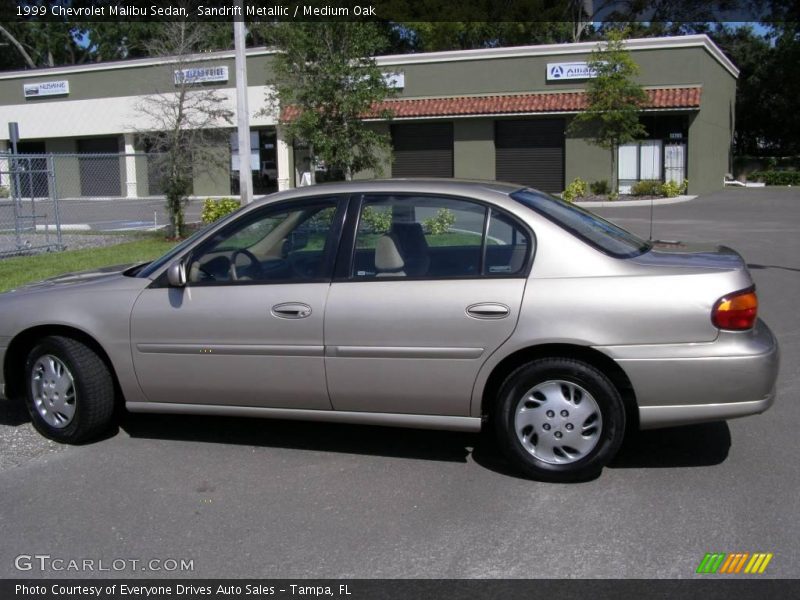 Sandrift Metallic / Medium Oak 1999 Chevrolet Malibu Sedan