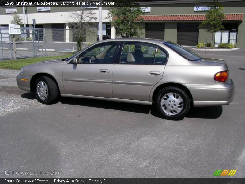 Sandrift Metallic / Medium Oak 1999 Chevrolet Malibu Sedan
