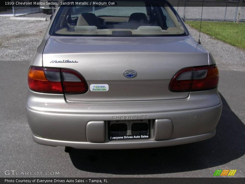 Sandrift Metallic / Medium Oak 1999 Chevrolet Malibu Sedan