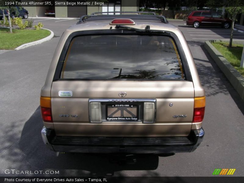 Sierra Beige Metallic / Beige 1994 Toyota 4Runner SR5