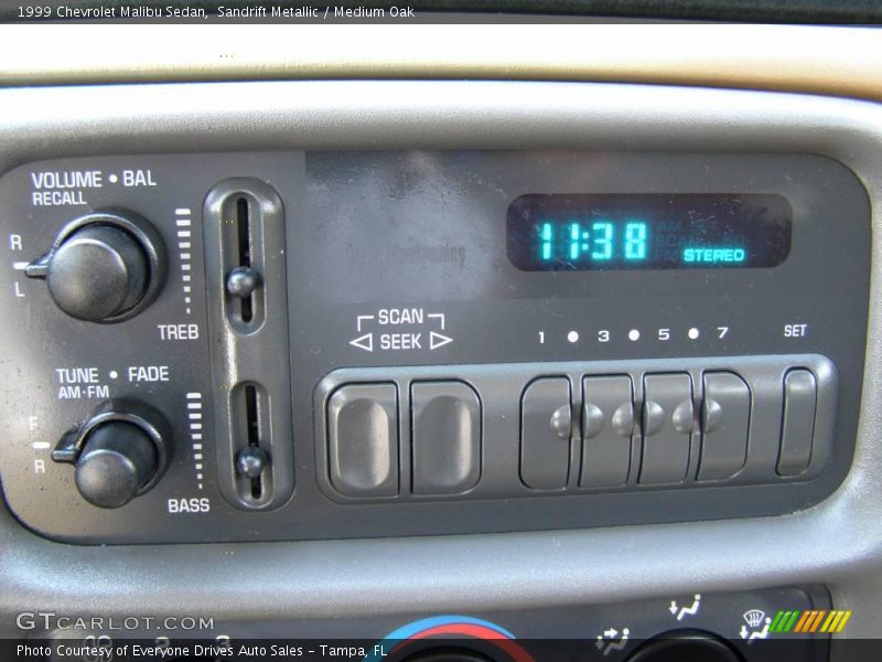Sandrift Metallic / Medium Oak 1999 Chevrolet Malibu Sedan