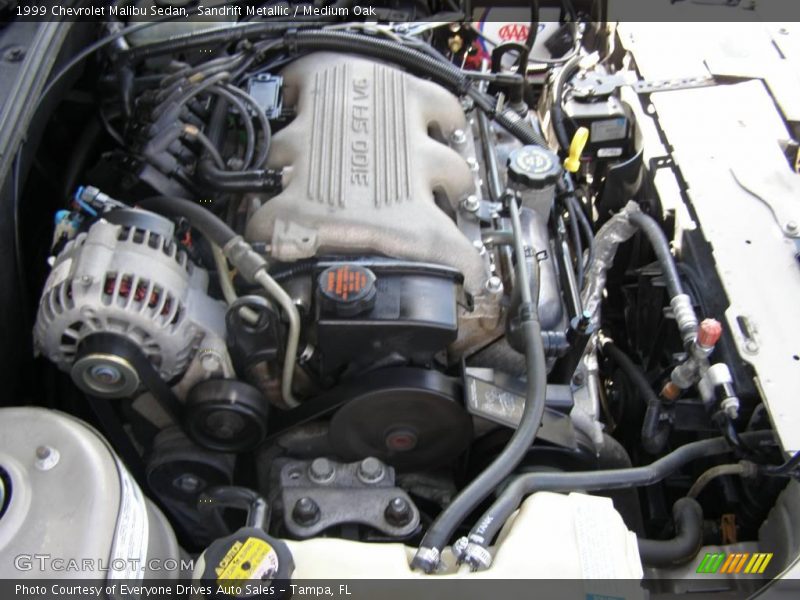 Sandrift Metallic / Medium Oak 1999 Chevrolet Malibu Sedan