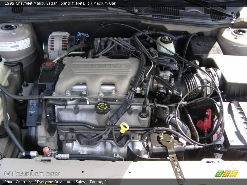 Sandrift Metallic / Medium Oak 1999 Chevrolet Malibu Sedan