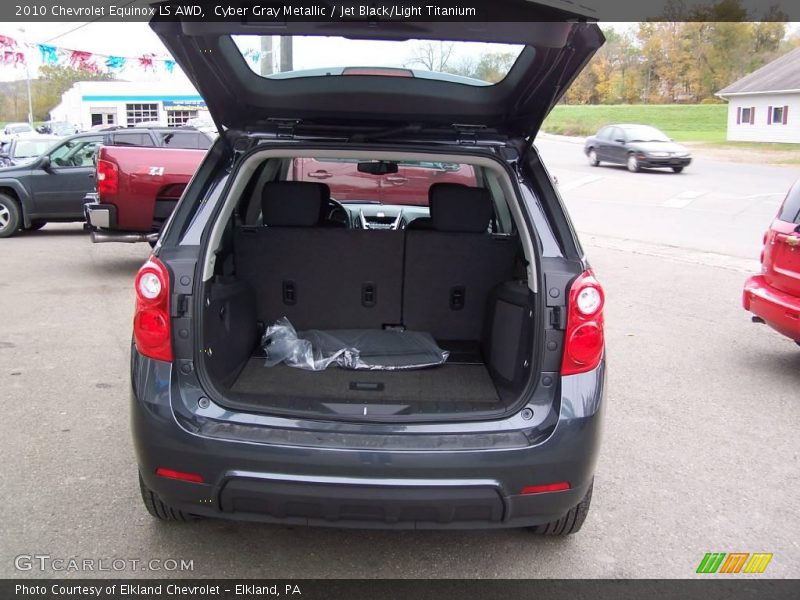 Cyber Gray Metallic / Jet Black/Light Titanium 2010 Chevrolet Equinox LS AWD