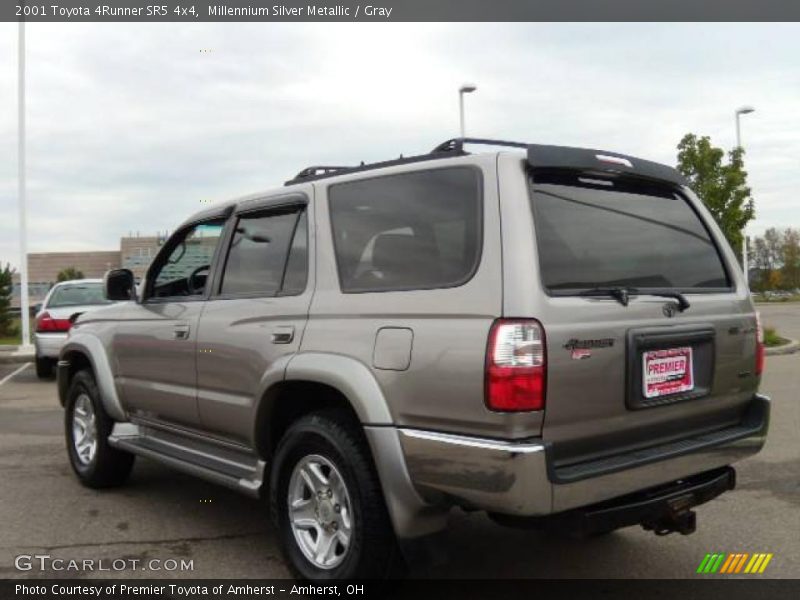 Millennium Silver Metallic / Gray 2001 Toyota 4Runner SR5 4x4