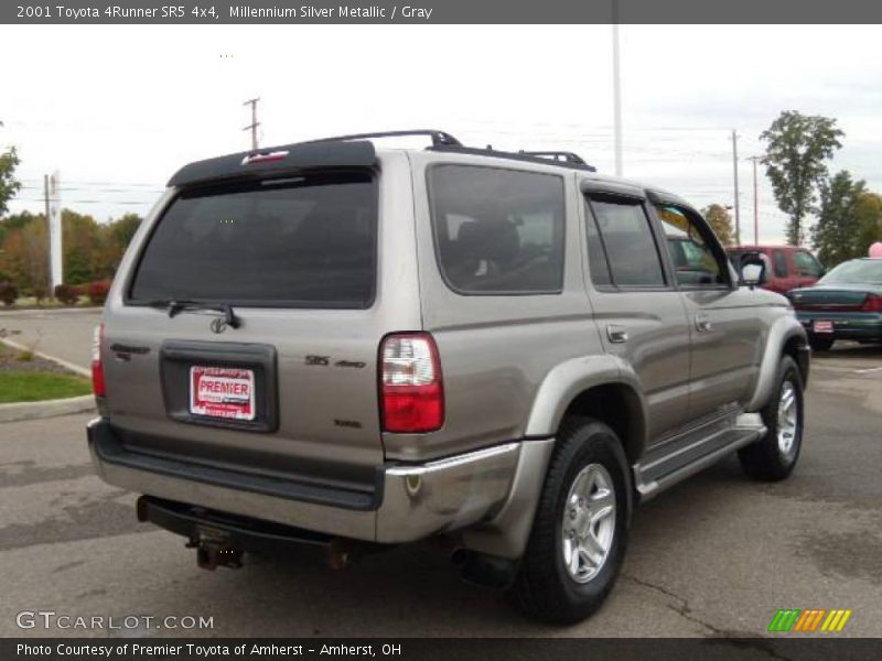 Millennium Silver Metallic / Gray 2001 Toyota 4Runner SR5 4x4