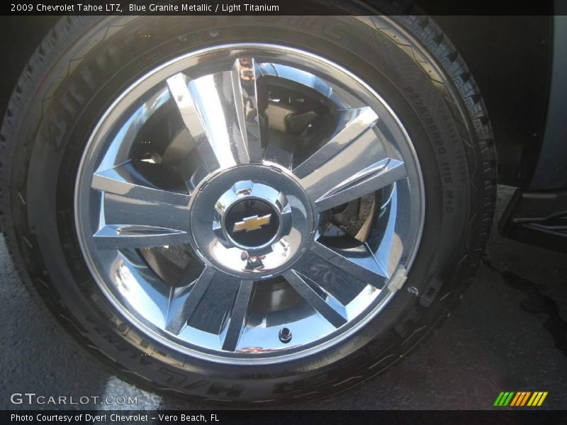 Blue Granite Metallic / Light Titanium 2009 Chevrolet Tahoe LTZ