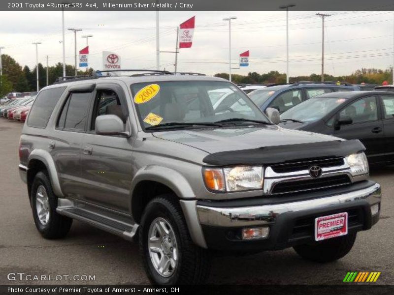 Millennium Silver Metallic / Gray 2001 Toyota 4Runner SR5 4x4