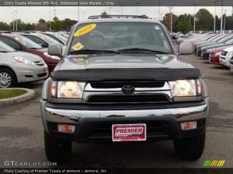 Millennium Silver Metallic / Gray 2001 Toyota 4Runner SR5 4x4