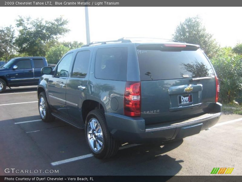 Blue Granite Metallic / Light Titanium 2009 Chevrolet Tahoe LTZ