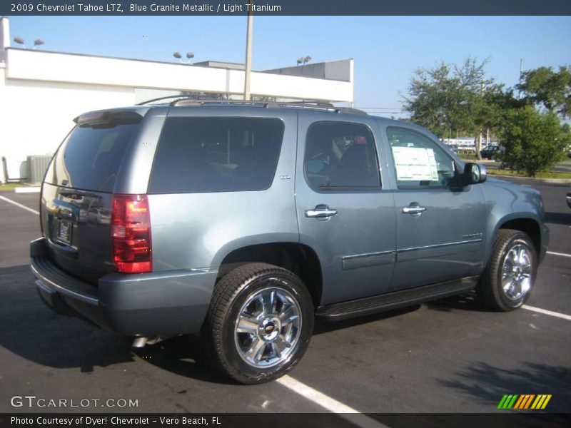 Blue Granite Metallic / Light Titanium 2009 Chevrolet Tahoe LTZ