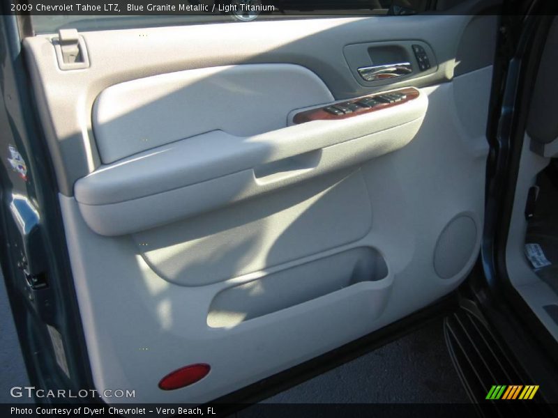 Blue Granite Metallic / Light Titanium 2009 Chevrolet Tahoe LTZ