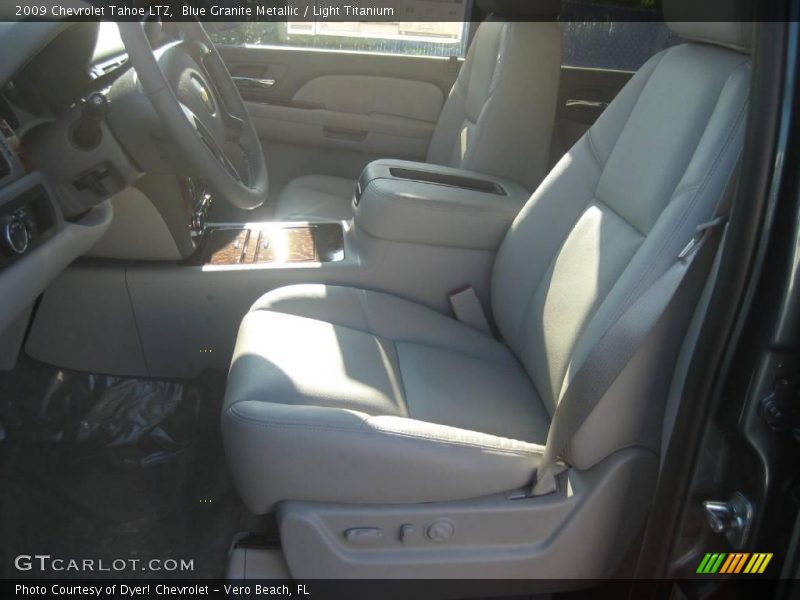 Blue Granite Metallic / Light Titanium 2009 Chevrolet Tahoe LTZ