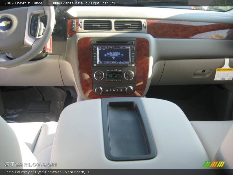 Blue Granite Metallic / Light Titanium 2009 Chevrolet Tahoe LTZ
