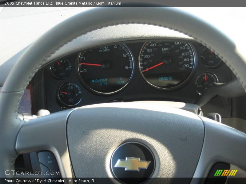 Blue Granite Metallic / Light Titanium 2009 Chevrolet Tahoe LTZ
