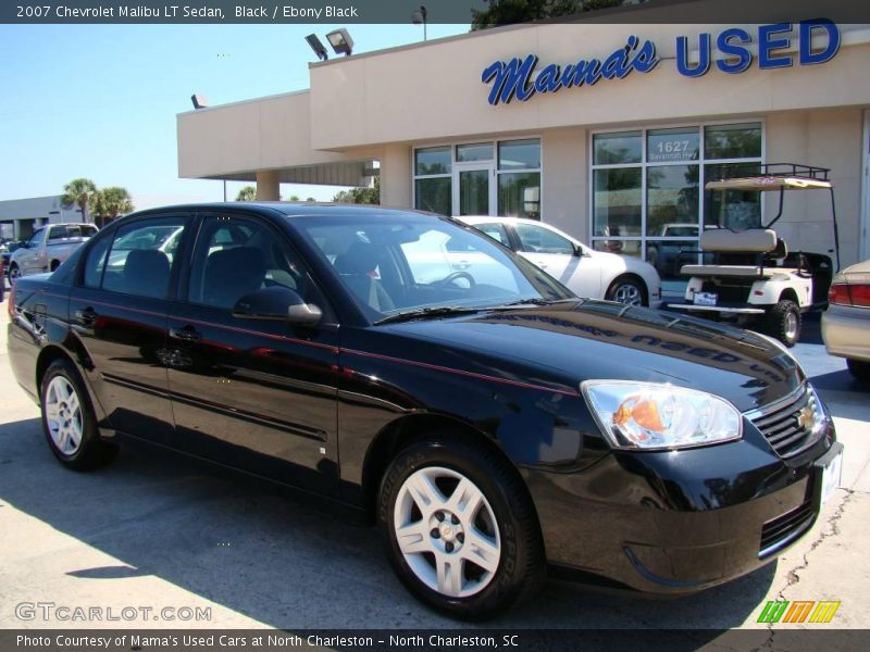 Black / Ebony Black 2007 Chevrolet Malibu LT Sedan