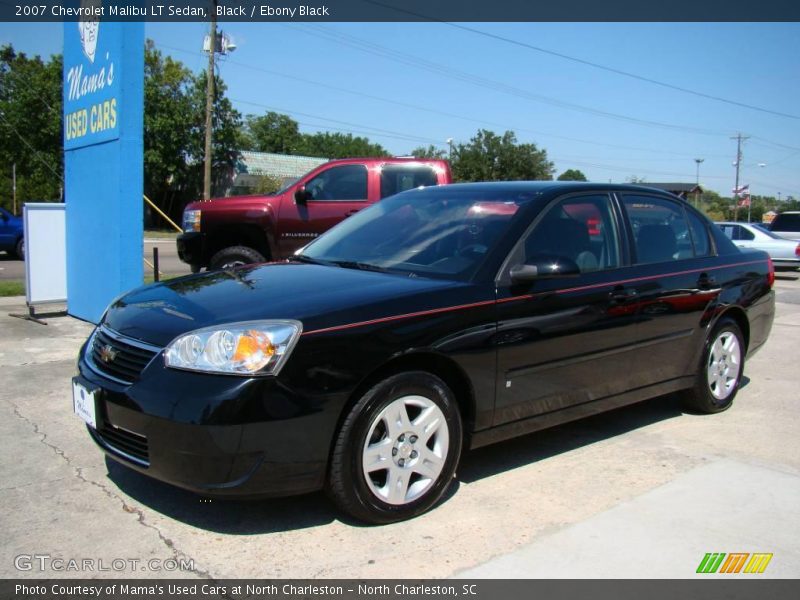 Black / Ebony Black 2007 Chevrolet Malibu LT Sedan