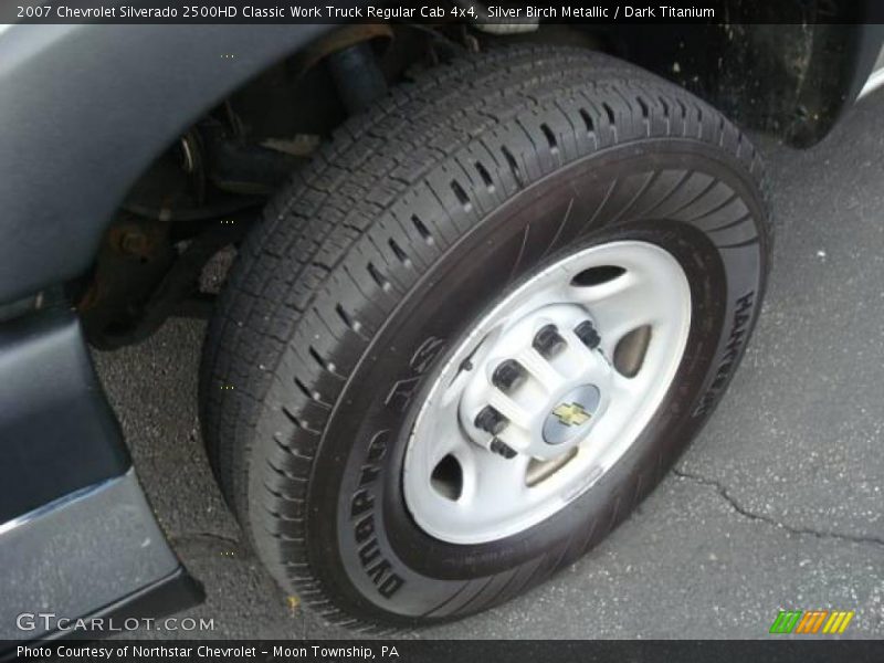 Silver Birch Metallic / Dark Titanium 2007 Chevrolet Silverado 2500HD Classic Work Truck Regular Cab 4x4