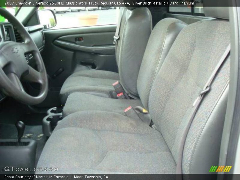 Silver Birch Metallic / Dark Titanium 2007 Chevrolet Silverado 2500HD Classic Work Truck Regular Cab 4x4