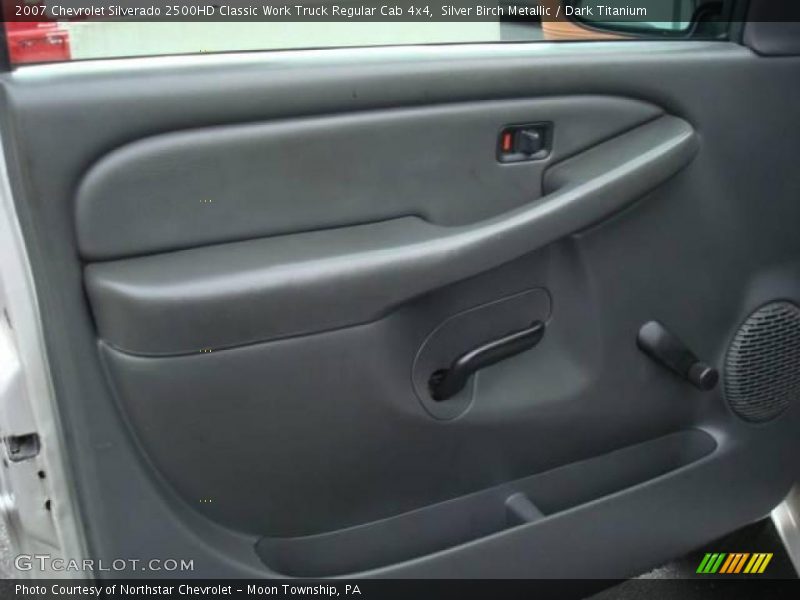 Silver Birch Metallic / Dark Titanium 2007 Chevrolet Silverado 2500HD Classic Work Truck Regular Cab 4x4