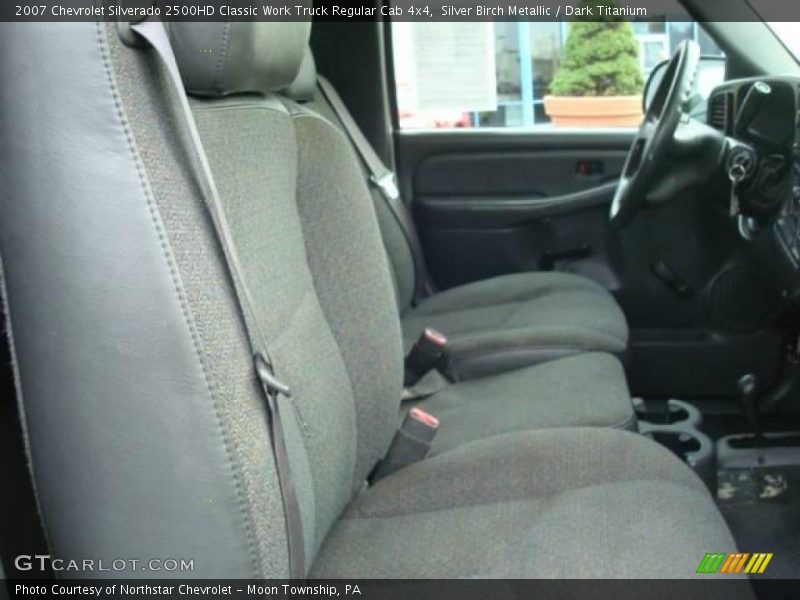 Silver Birch Metallic / Dark Titanium 2007 Chevrolet Silverado 2500HD Classic Work Truck Regular Cab 4x4