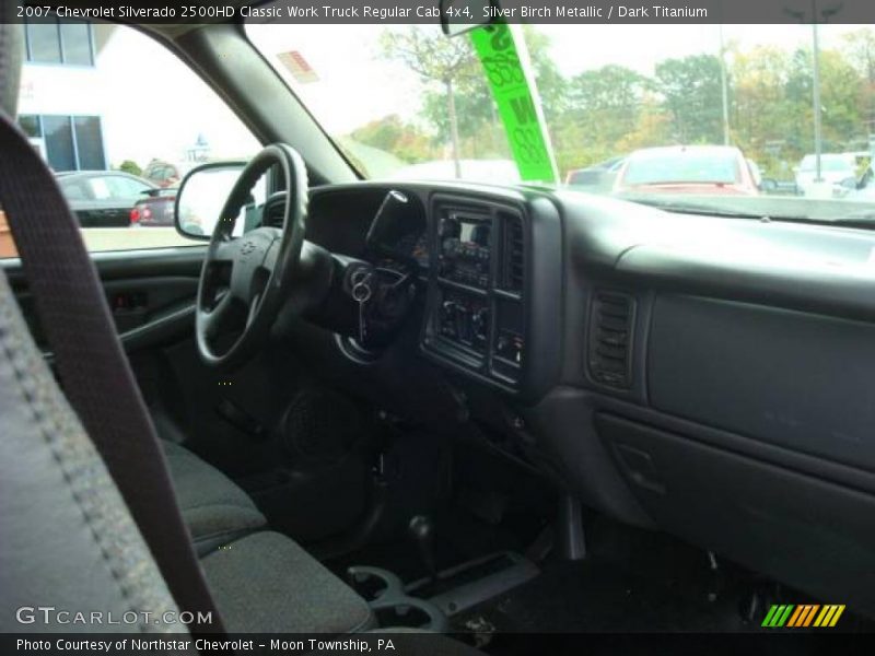 Silver Birch Metallic / Dark Titanium 2007 Chevrolet Silverado 2500HD Classic Work Truck Regular Cab 4x4
