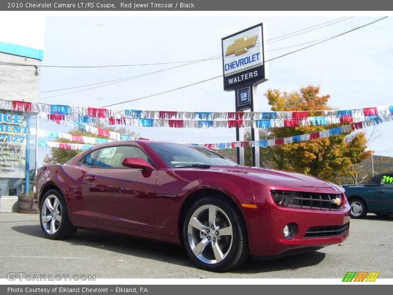 Red Jewel Tintcoat / Black 2010 Chevrolet Camaro LT/RS Coupe