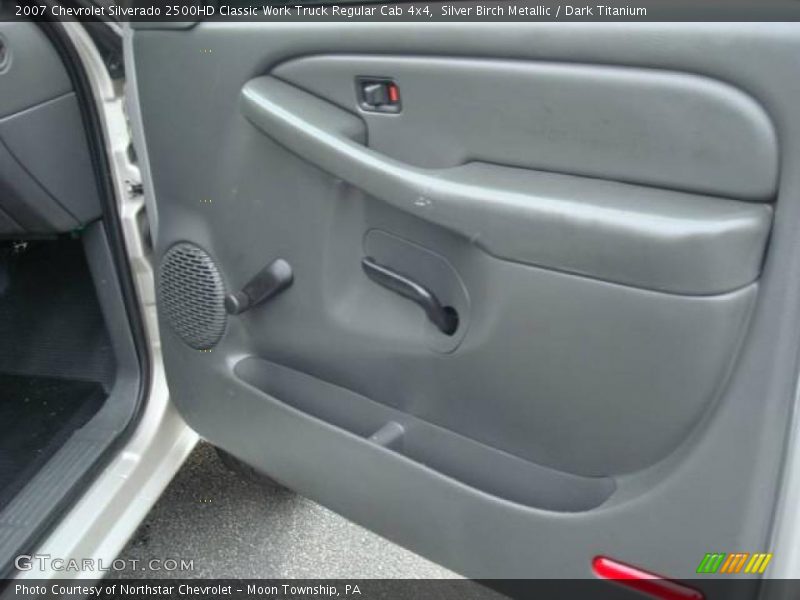 Silver Birch Metallic / Dark Titanium 2007 Chevrolet Silverado 2500HD Classic Work Truck Regular Cab 4x4