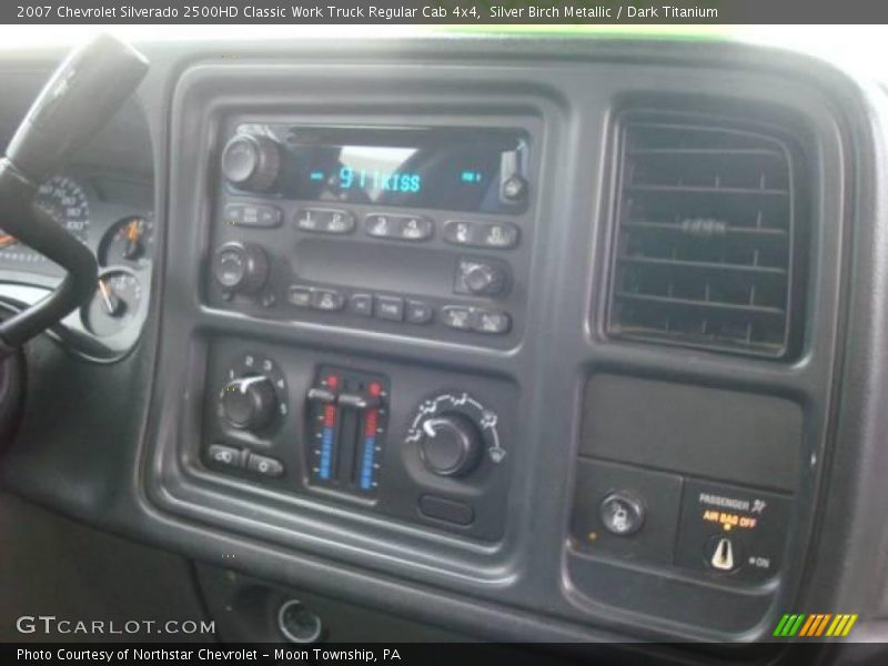 Silver Birch Metallic / Dark Titanium 2007 Chevrolet Silverado 2500HD Classic Work Truck Regular Cab 4x4